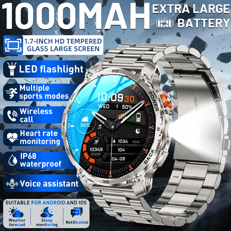 Outdoor Lighting Ip Rating - 2026 New 1.75inch Smartwatch Men Outdoor