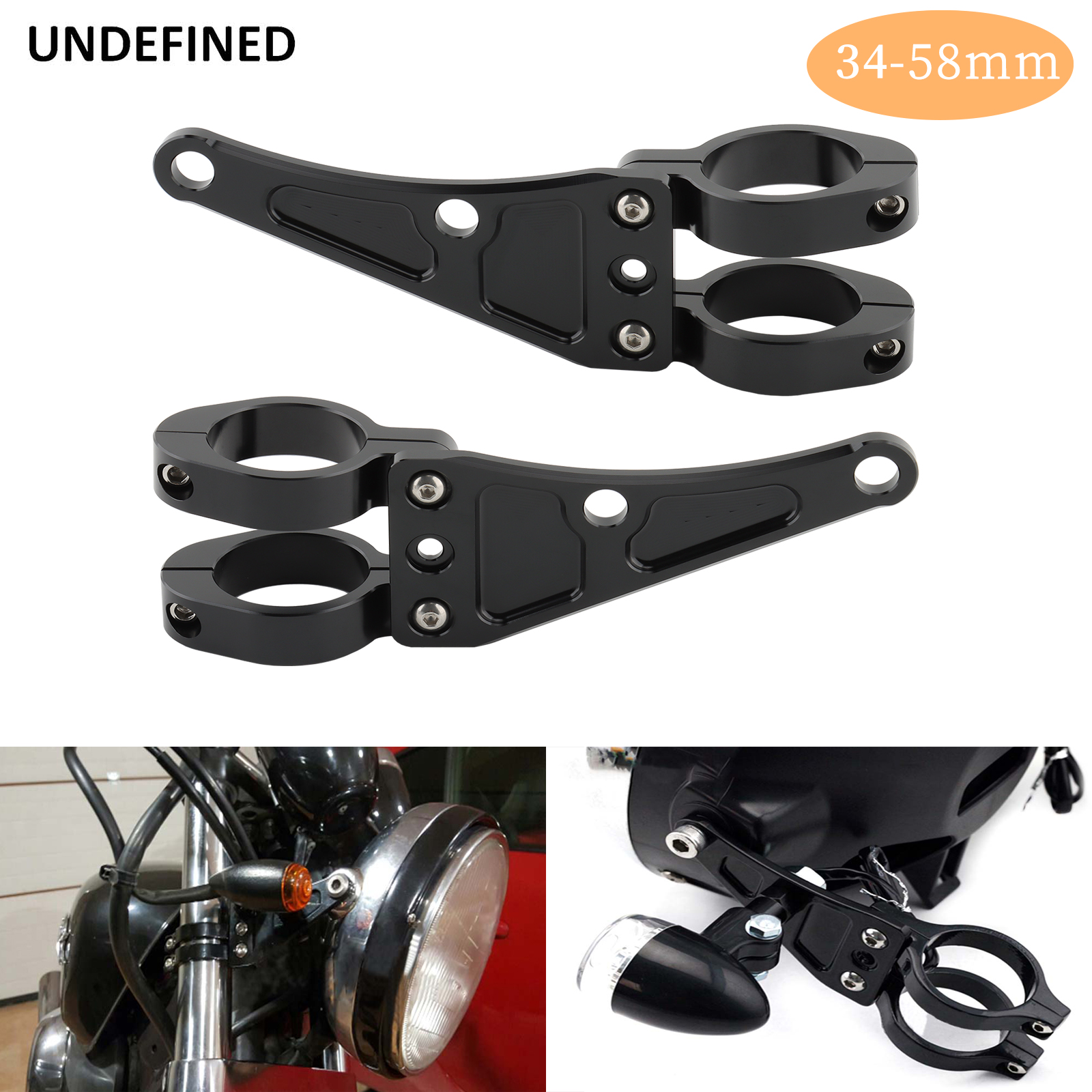 Outdoor Lighting Youtube - 33mm-58mm Headlight Bracket Mount Clamps Fork