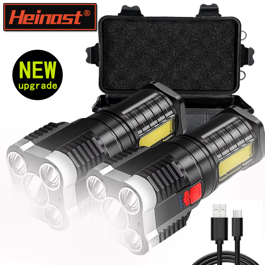 Outdoor Lighting Setup - 5 LED High Power Led Flashlights
