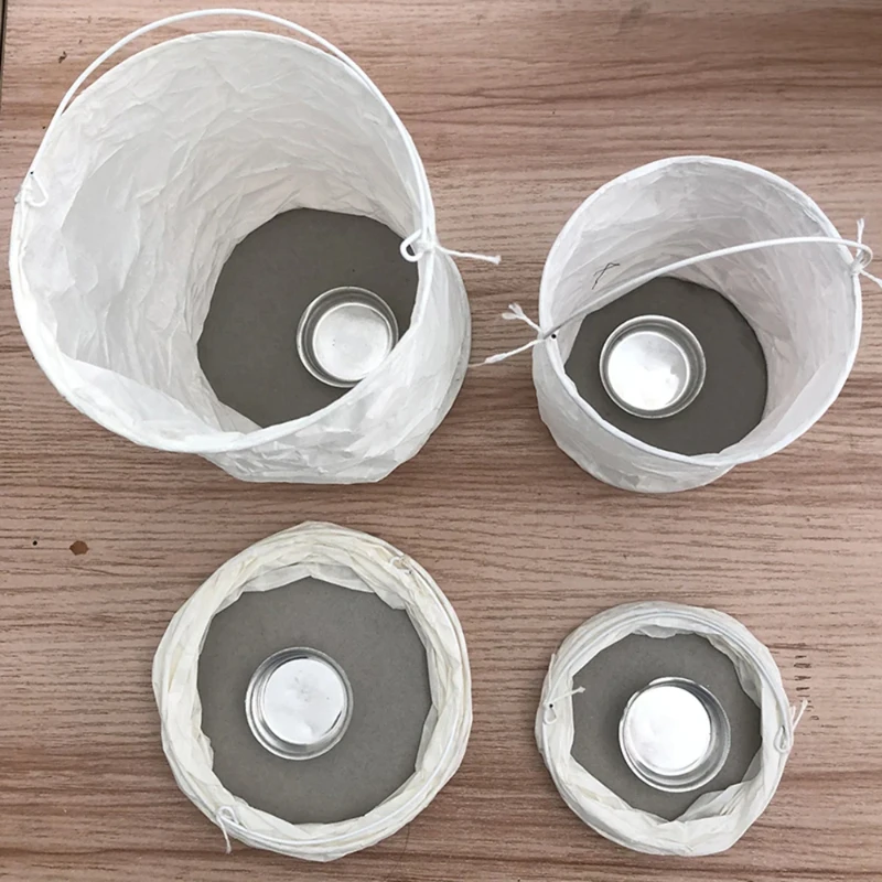 Outdoor Lighting Xmas - 4pcs 2026 DIY White Straight Paper