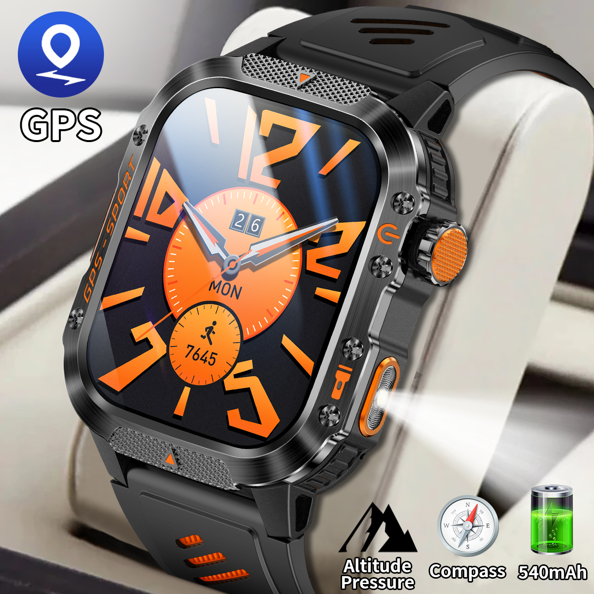 Outdoor Lighting Ip Rating - New GPS Smart Watch Bluetooth Call