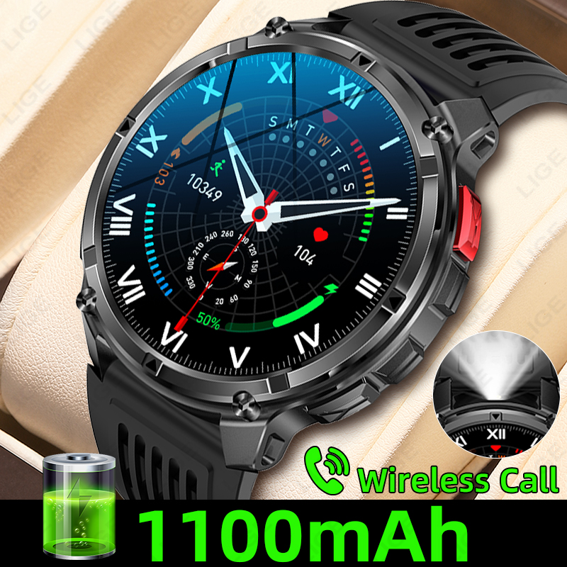 Outdoor Lighting Ip Rating - LIGE 1100mAh Battery Outdoor Sports Smart