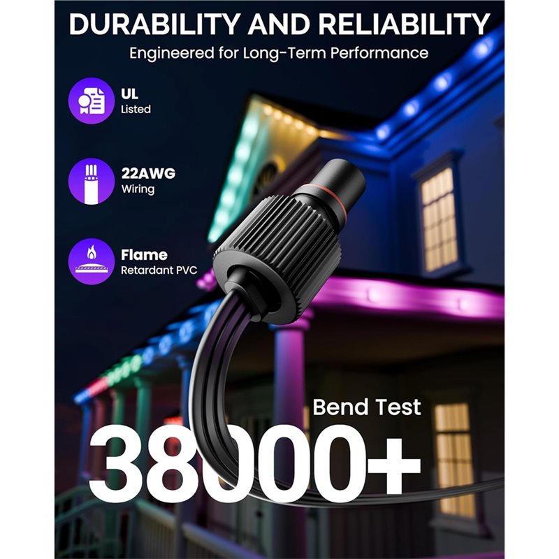 A03F-Extension Cable(16FT) Cor - Outdoor Lighting Govee 评论和价格