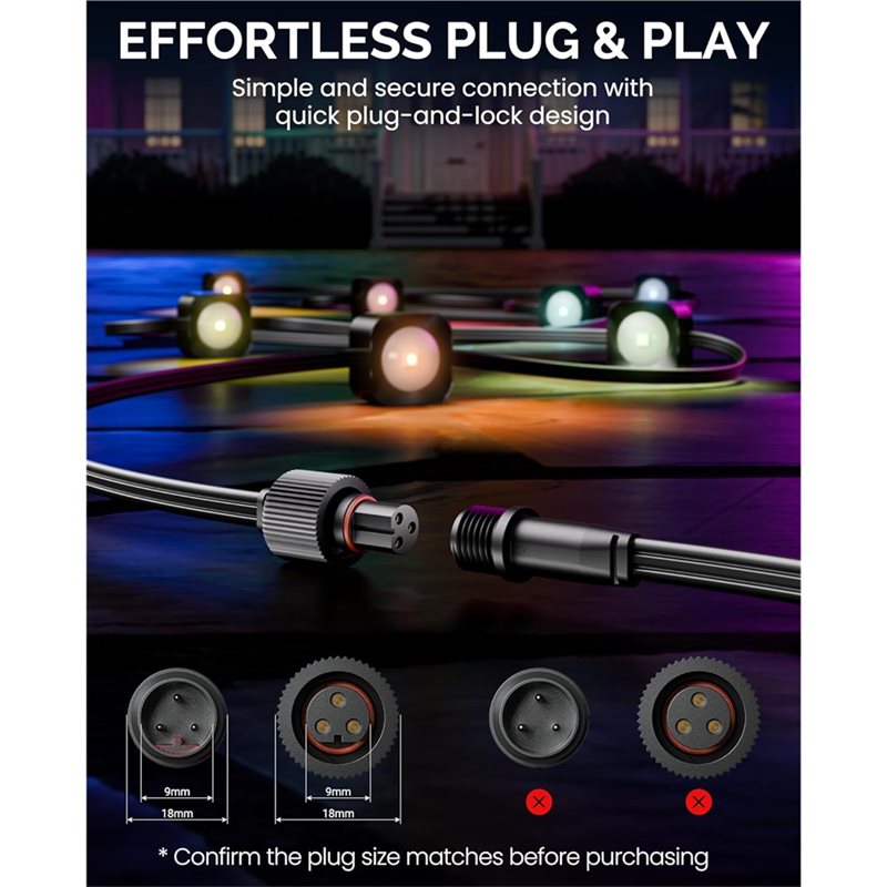 A03F-Extension Cable(16FT) Cor - Outdoor Lighting Govee 评论和价格