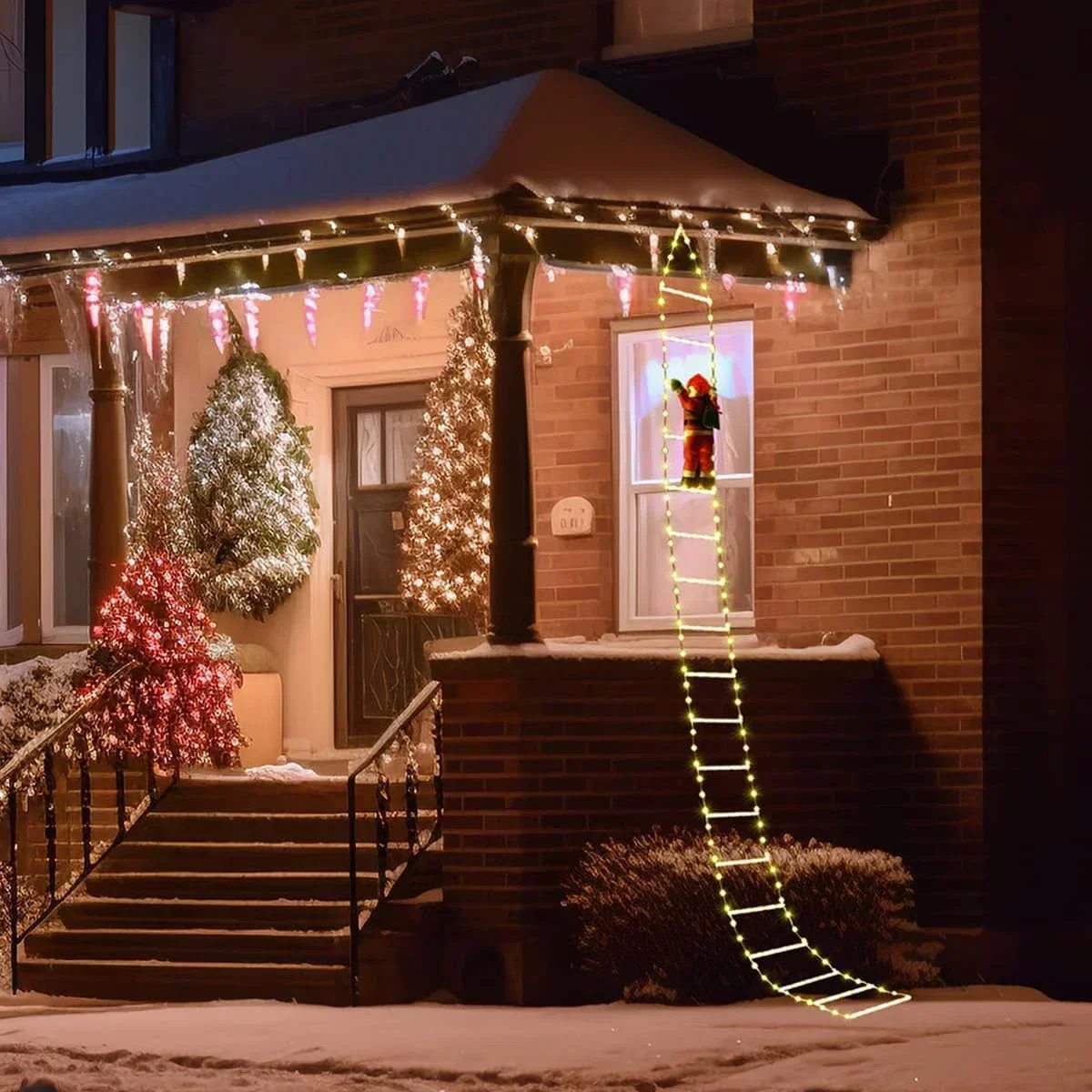 LED Ladder Light for Santa Cla - Outdoor Lighting Xmas 评论和价格