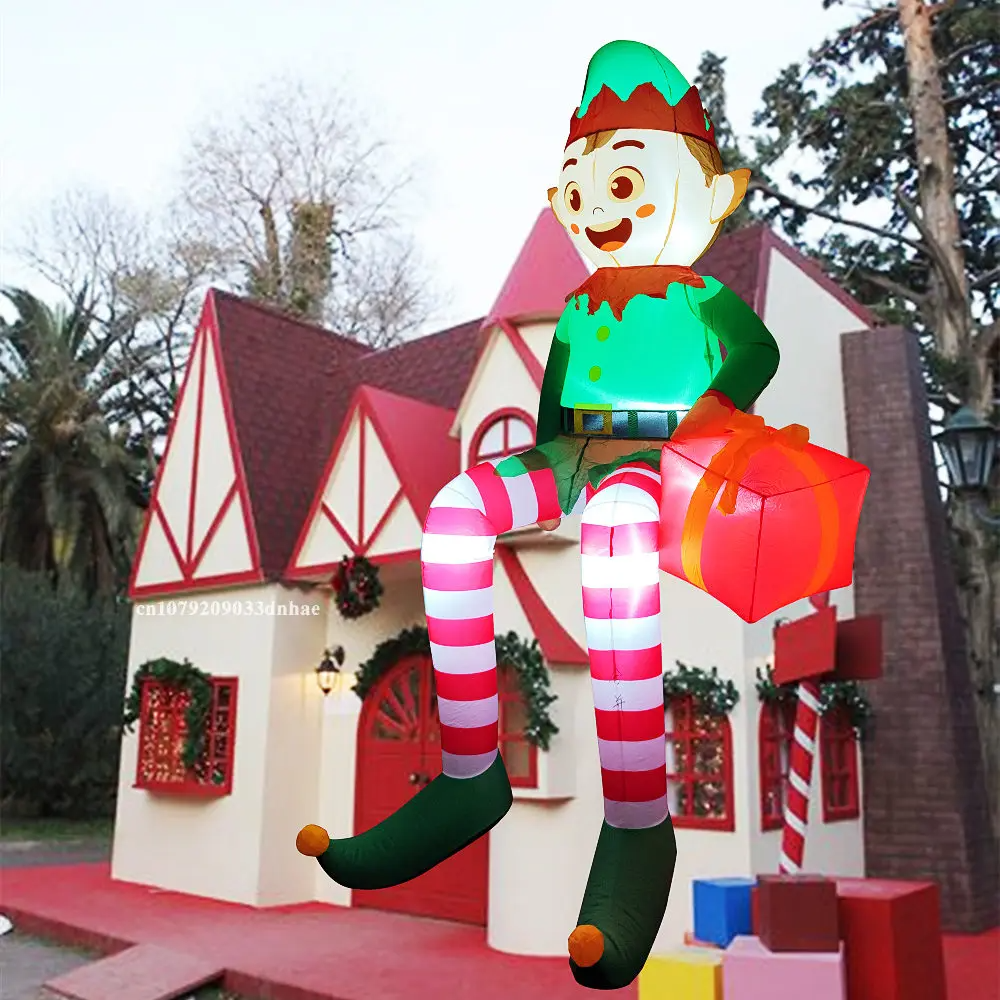 8FT Christmas Inflatable Trim  - Outdoor Lighting Xmas 评论和价格