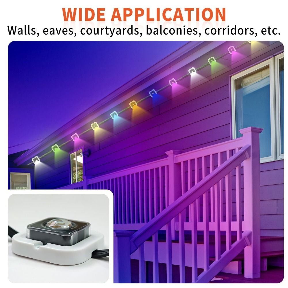 5pcs Weather Resistant LED Bra - Outdoor Lighting Govee 评论和价格