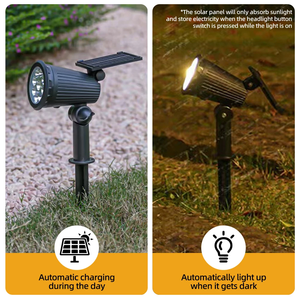 1/2PCS Solar Powered 9LED Lamp - Outdoor Lighting Lux 评论和价格