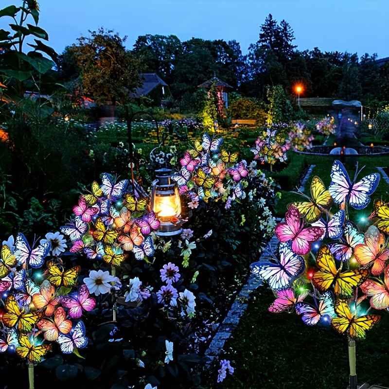 Solar LED Butterfly Garden Lig - Outdoor Lighting Xmas 评论和价格