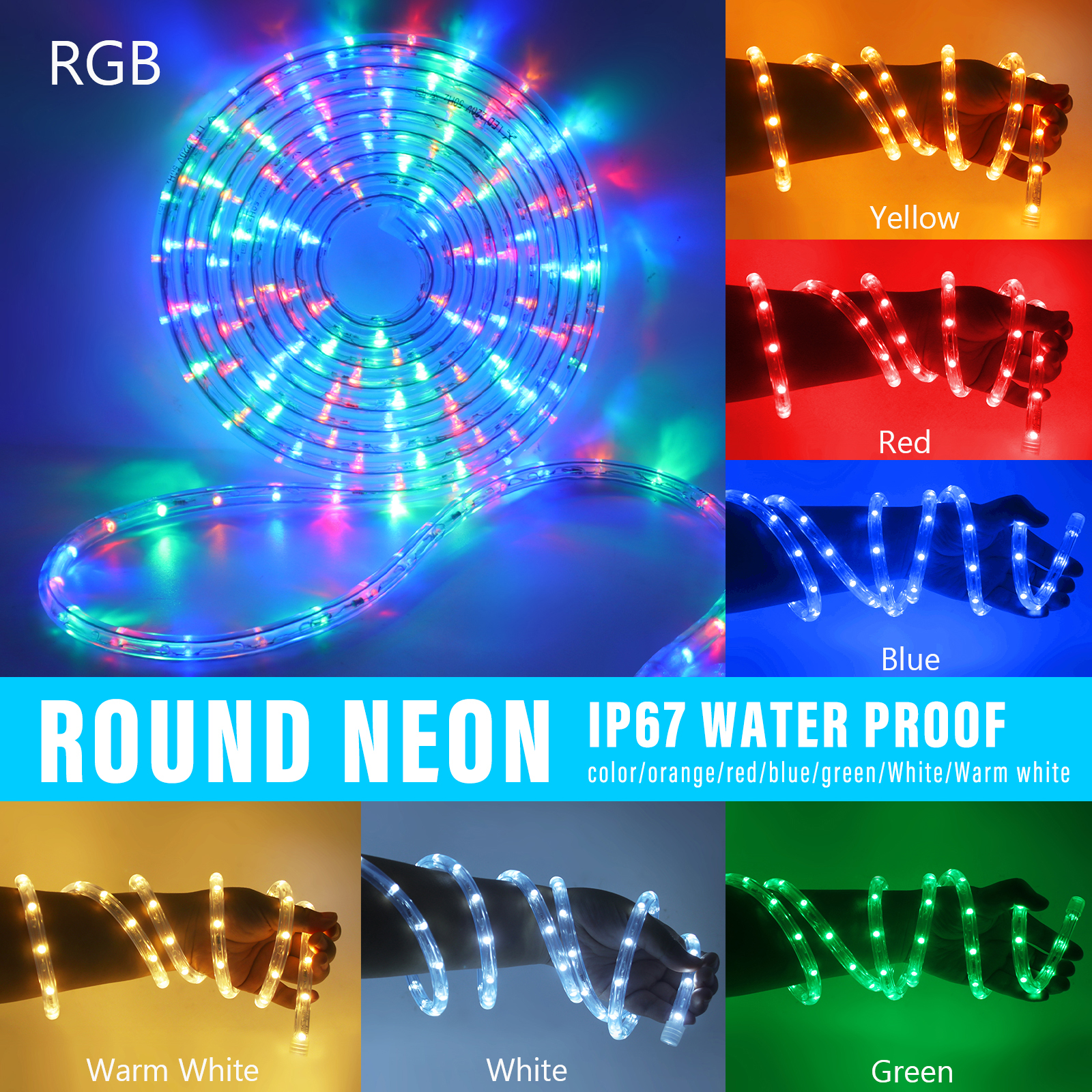 360 Neon Strip Light AC 220V R - Outdoor Lighting Youtube 评论和价格