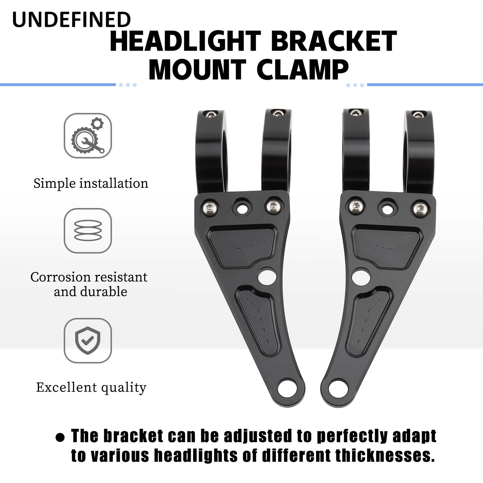 33mm-58mm Headlight Bracket Mo - Outdoor Lighting Youtube 评论和价格