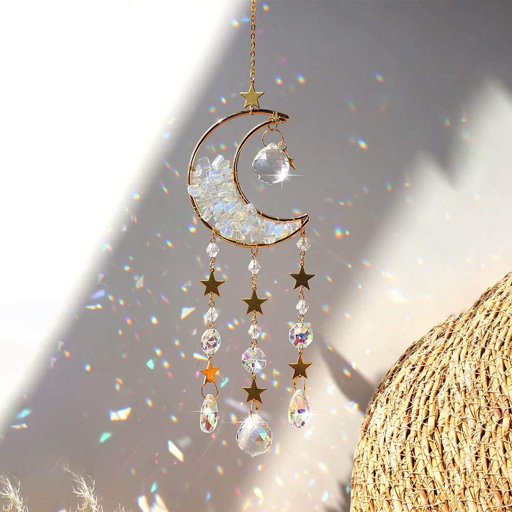 Crystal  Suncatcher Moon Ameth - Outdoor Lighting Xmas 评论和价格
