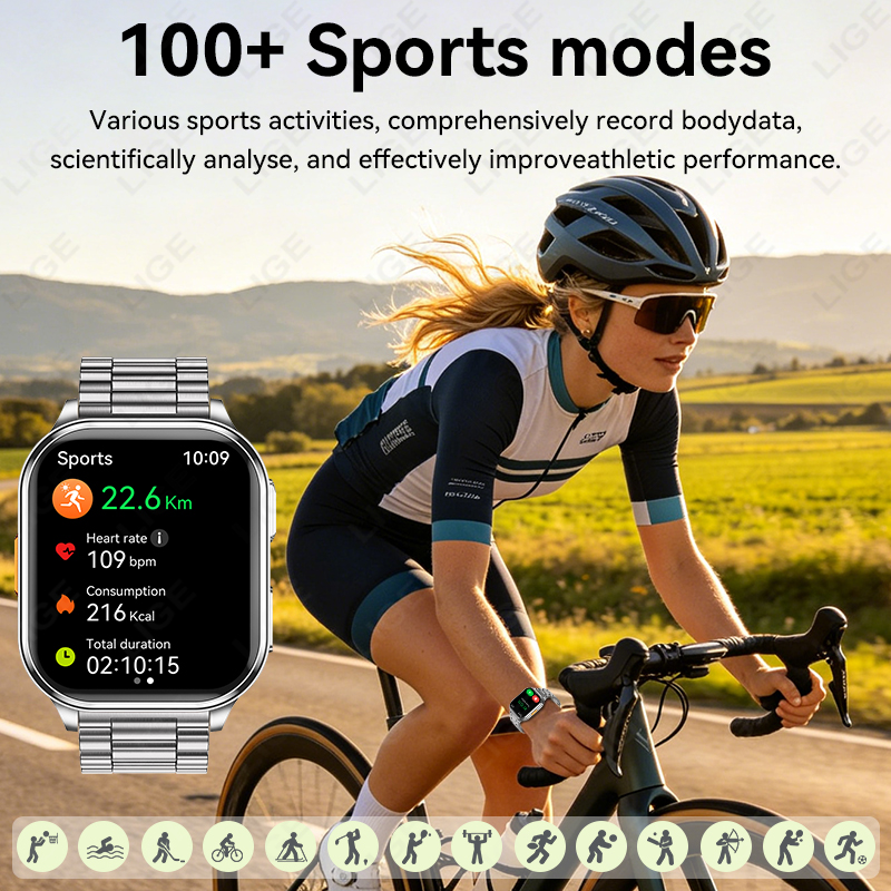 New Camera Smart Watch for Men - Outdoor Lighting Ip Rating 评论和价格
