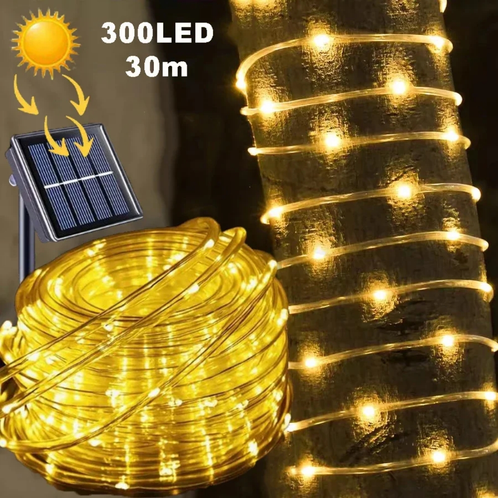 LED Solar Strip Rope Tube Fair - Outdoor Lighting Youtube 评论和价格