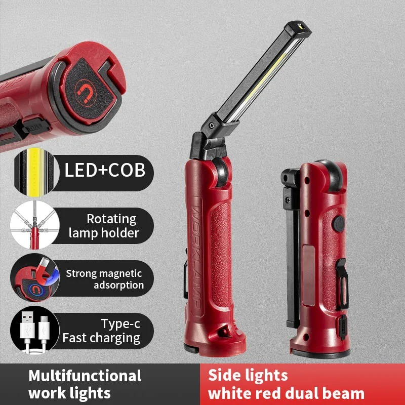 COB LED Work Light Rechargeabl - Outdoor Lighting Setup 评论和价格