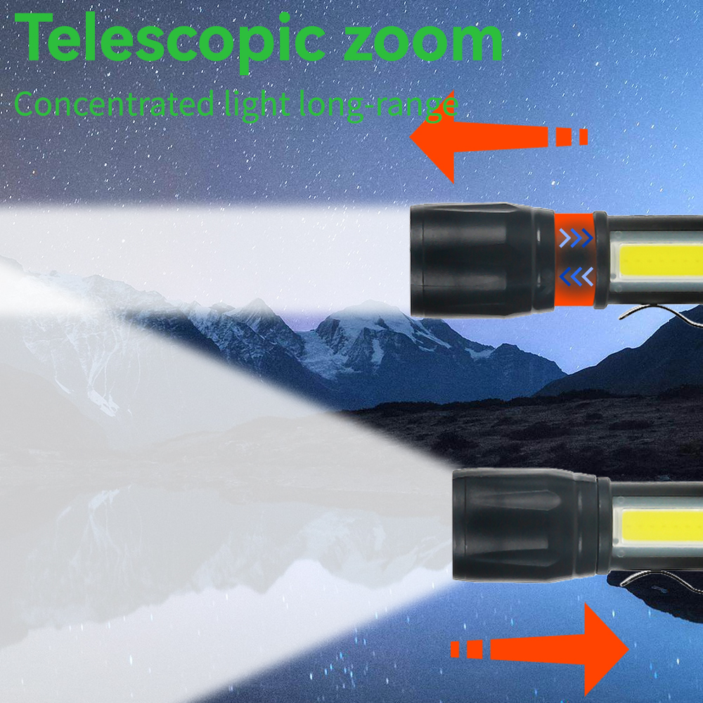 Mini LED Flashlight COB+XPE Po - Outdoor Lighting Nearby 评论和价格