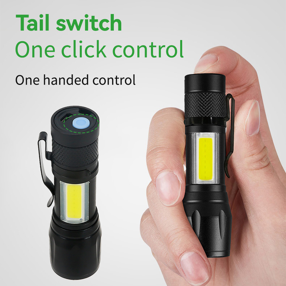 Mini LED Flashlight COB+XPE Po - Outdoor Lighting Nearby 评论和价格