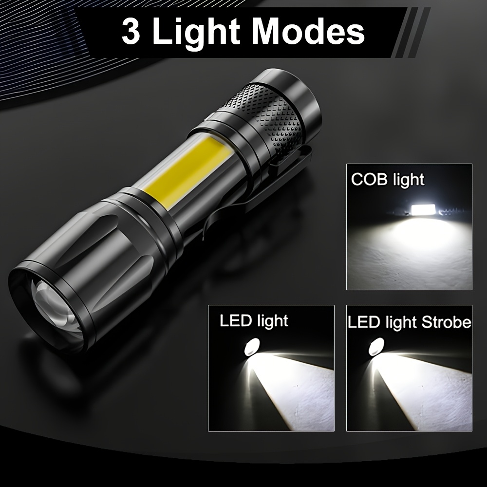 Mini LED Flashlight COB+XPE Po - Outdoor Lighting Nearby 评论和价格