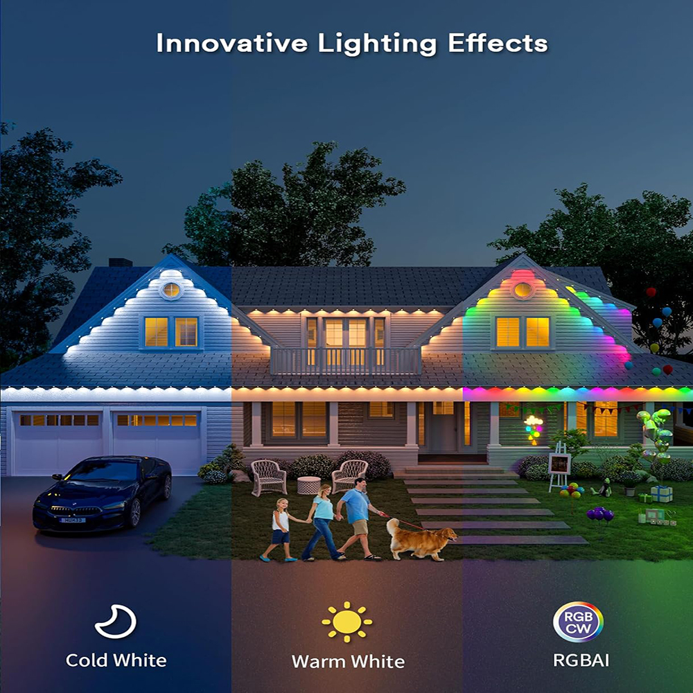 Smart RGBIC Eaves Lights Perma - Outdoor Lighting Under Eaves 评论和价格