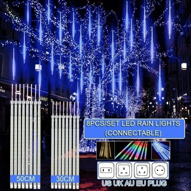 30cm/50cm Waterproof Meteor Sh - Outdoor Lighting Youtube 评论和价格