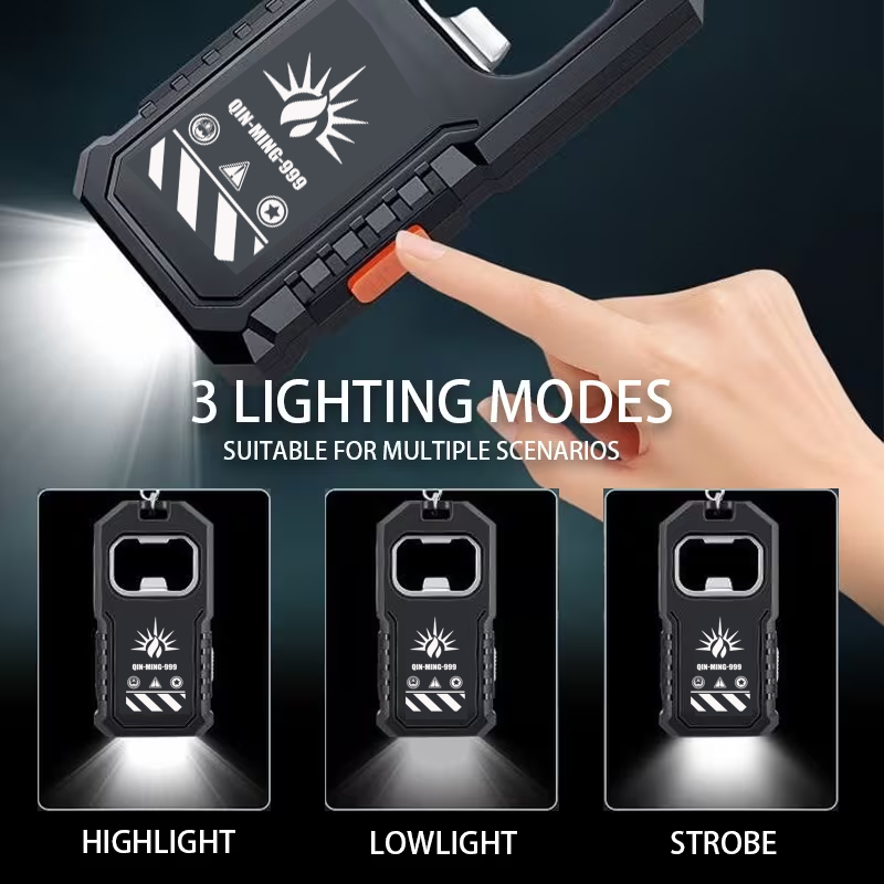 2Pcs Portable LED COB Keychain - Outdoor Lighting Setup 评论和价格