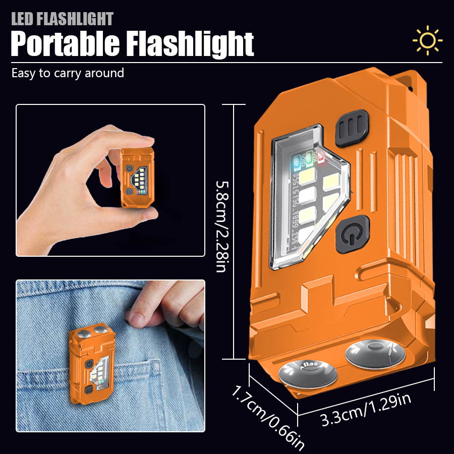 Mini Keychain EDC Flashlight R - Outdoor Lighting Setup 评论和价格