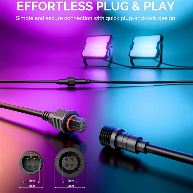 M12K-2Pcs 10FT Extension Cable - Outdoor Lighting Govee 评论和价格