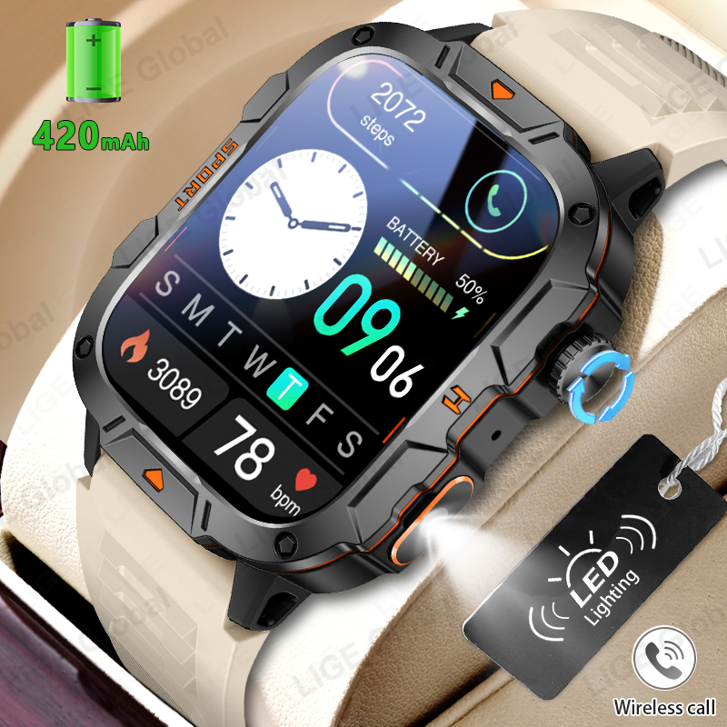LIGE Outdoor Sports Man Smartw - Outdoor Lighting Ip Rating 评论和价格