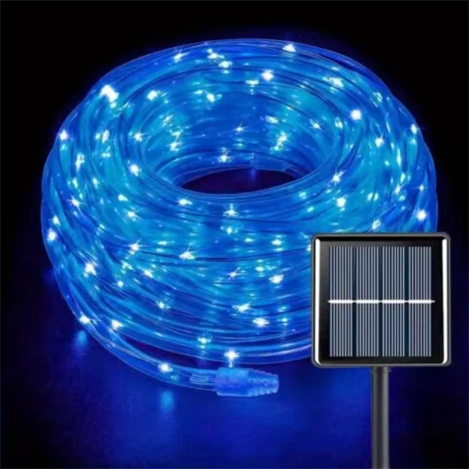 Solar Rope Lights Outdoor Blue - Outdoor Lighting Youtube 评论和价格