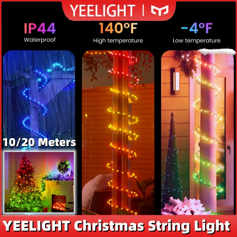 YEELIGHT Christmas String Ligh - Outdoor Lighting Xmas 评论和价格