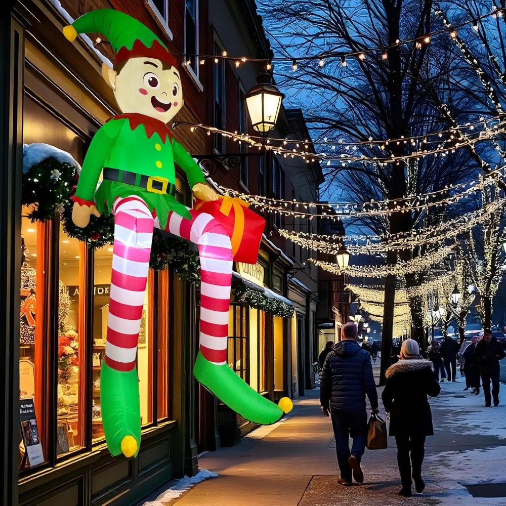 8FT Christmas Inflatables Sitt - Outdoor Lighting Xmas 评论和价格