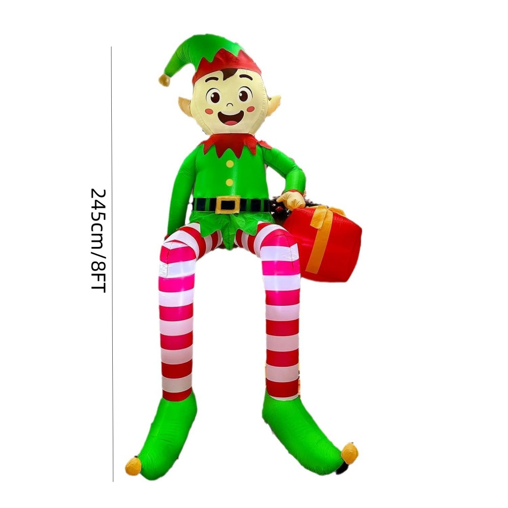 8FT Christmas Inflatables Sitt - Outdoor Lighting Xmas 评论和价格