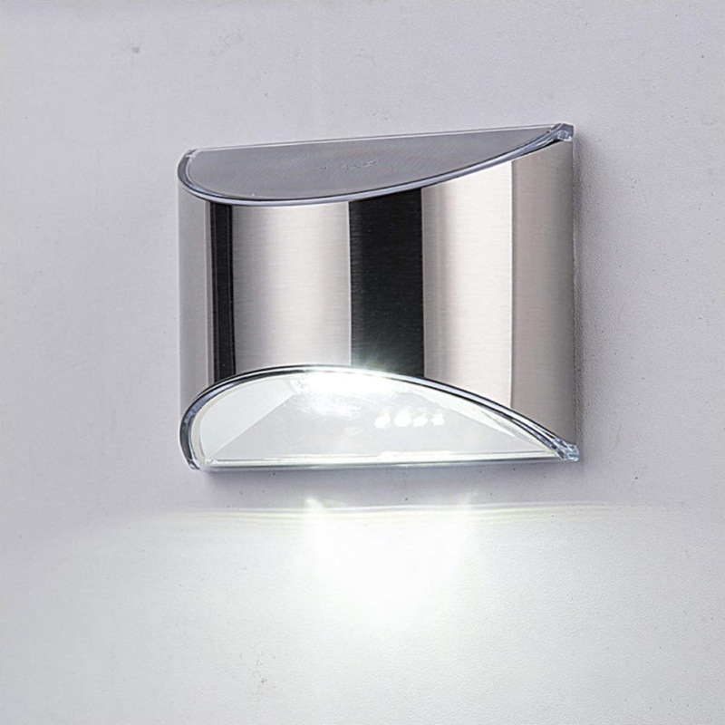 2Pcs Solar Garden Light Stainl - Outdoor Lighting Lux 评论和价格