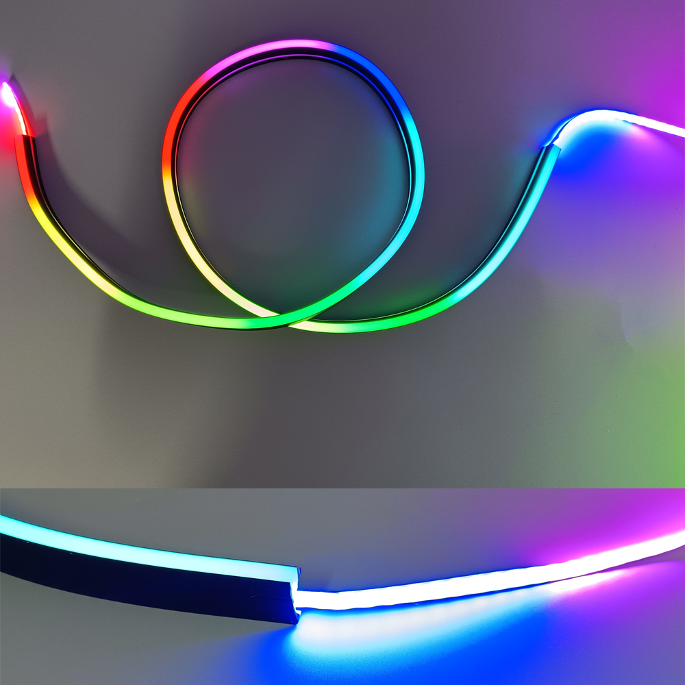 Black Silicone Tube LED Neon L - Outdoor Lighting Youtube 评论和价格