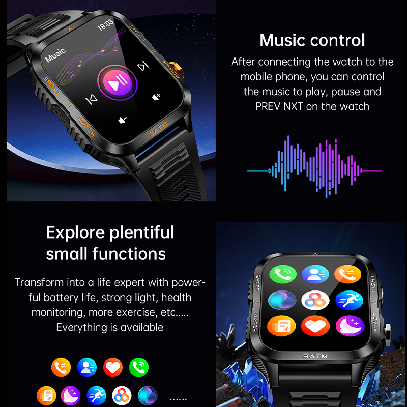 New Men Outdoor Smart Watch Fl - Outdoor Lighting Ip Rating 评论和价格