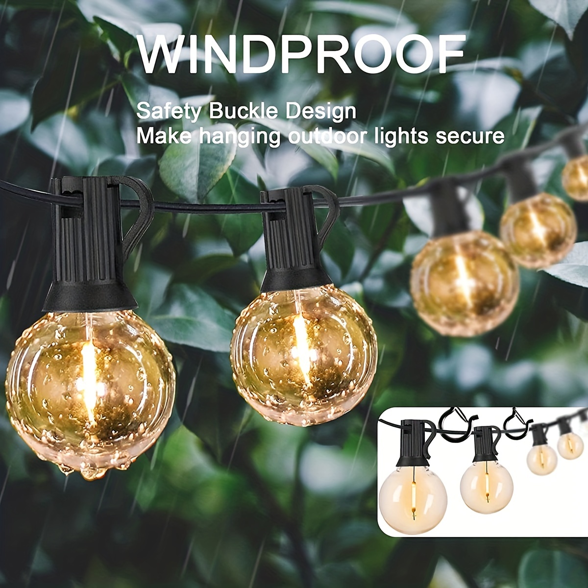20Pcs Hanger Hooks with Safety - Outdoor Lighting Xmas 评论和价格