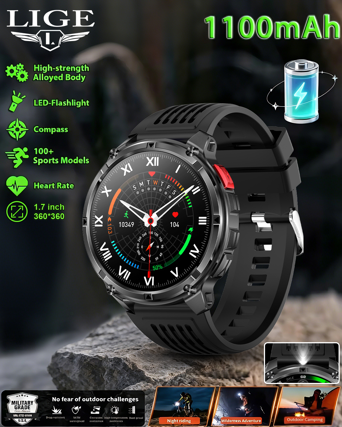 2026 Outdoors Military Smart W - Outdoor Lighting Ip Rating 评论和价格