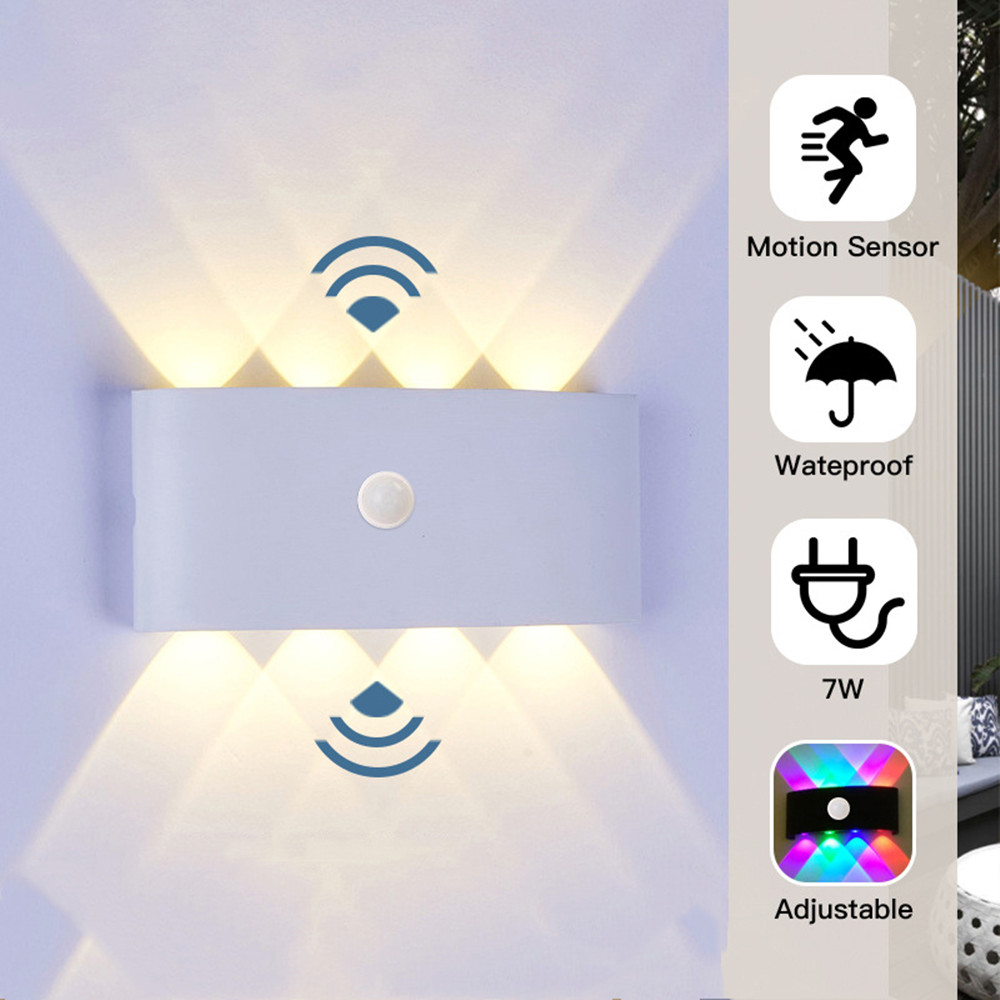 PIR Motion Sensor Wall Lamp AC - Outdoor Lighting Lux 评论和价格