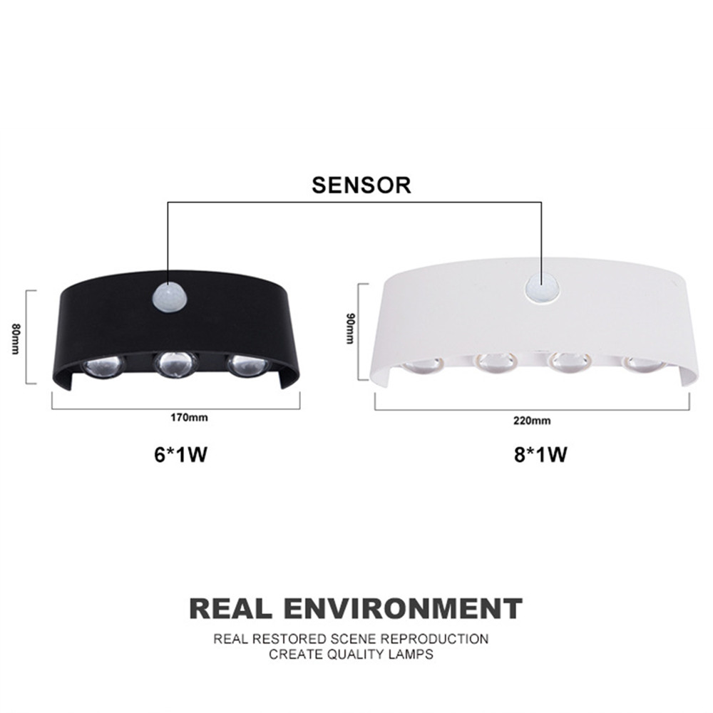 PIR Motion Sensor Wall Lamp AC - Outdoor Lighting Lux 评论和价格