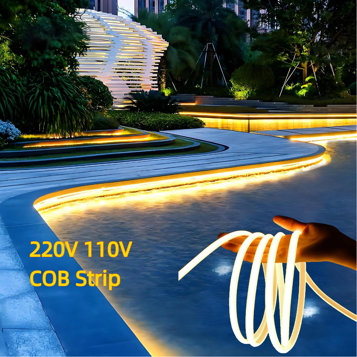 35M 30M COB Neon Strip Light 2 - Outdoor Lighting Youtube 评论和价格