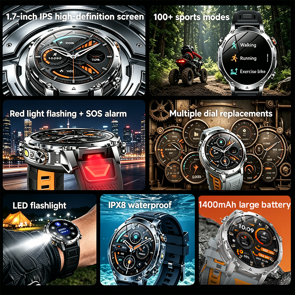 2026New Military Sports Smart  - Outdoor Lighting Ip Rating 评论和价格